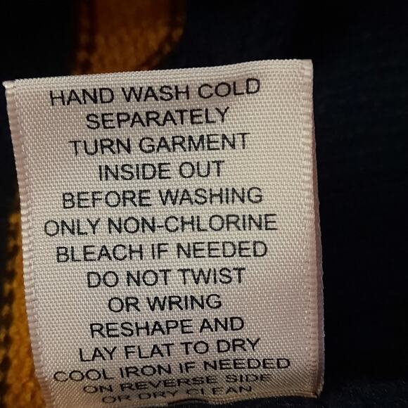 Philosophy Sweater Women's Size XS Black Striped Pullover Cozycore Gorpcore - Picture 6 of 6